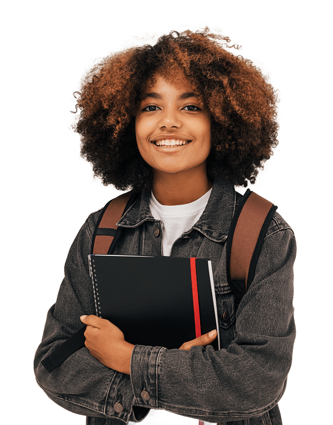 Student smiling